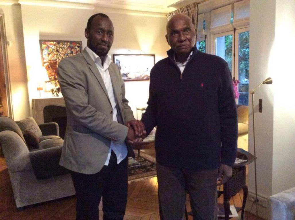 Sidy Fall du FPDR/France en compagnie de Me Wade