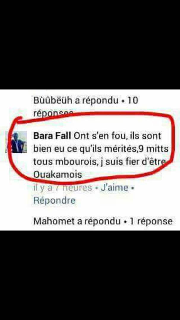 Drame de Demba Diop : L’auteur du commentaire indécent arrêté pour apologie du crime