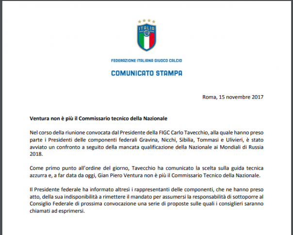 L’Italie limoge Giampiero Ventura