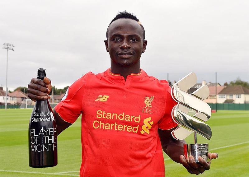 Premier League: Sadio Mané élu meilleur joueur du mois d’Août