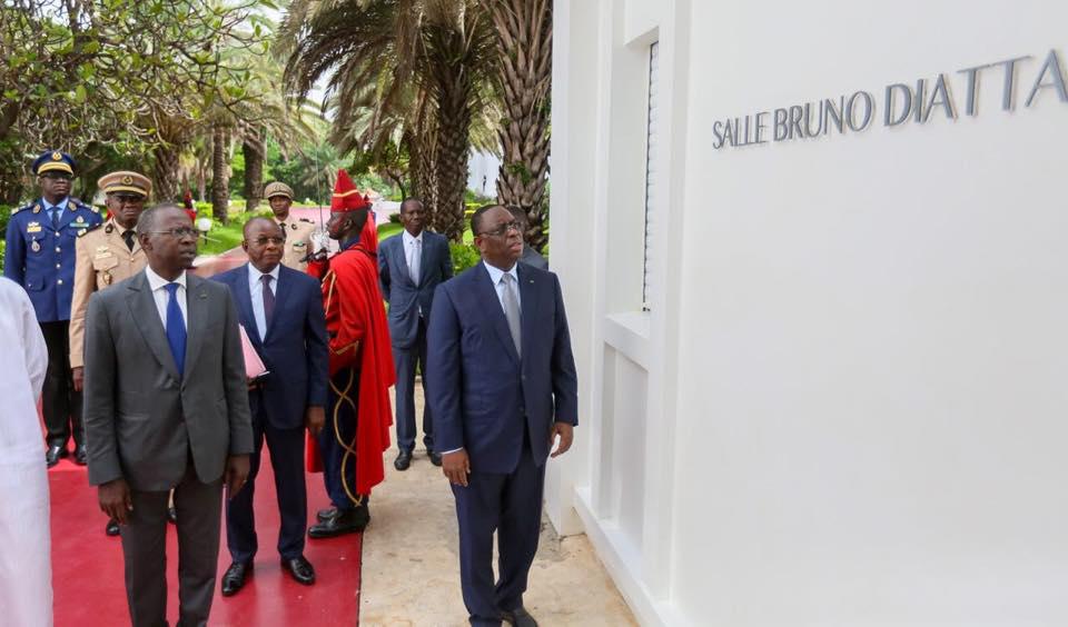 La salle du Conseil des Ministre porte désormais le nom de Bruno Diatta
