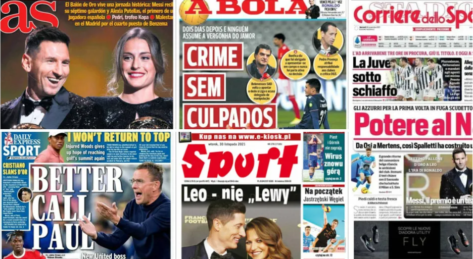 Ballon d'Or : La presse internationale banalise le 7e sacre de Lionel Messi