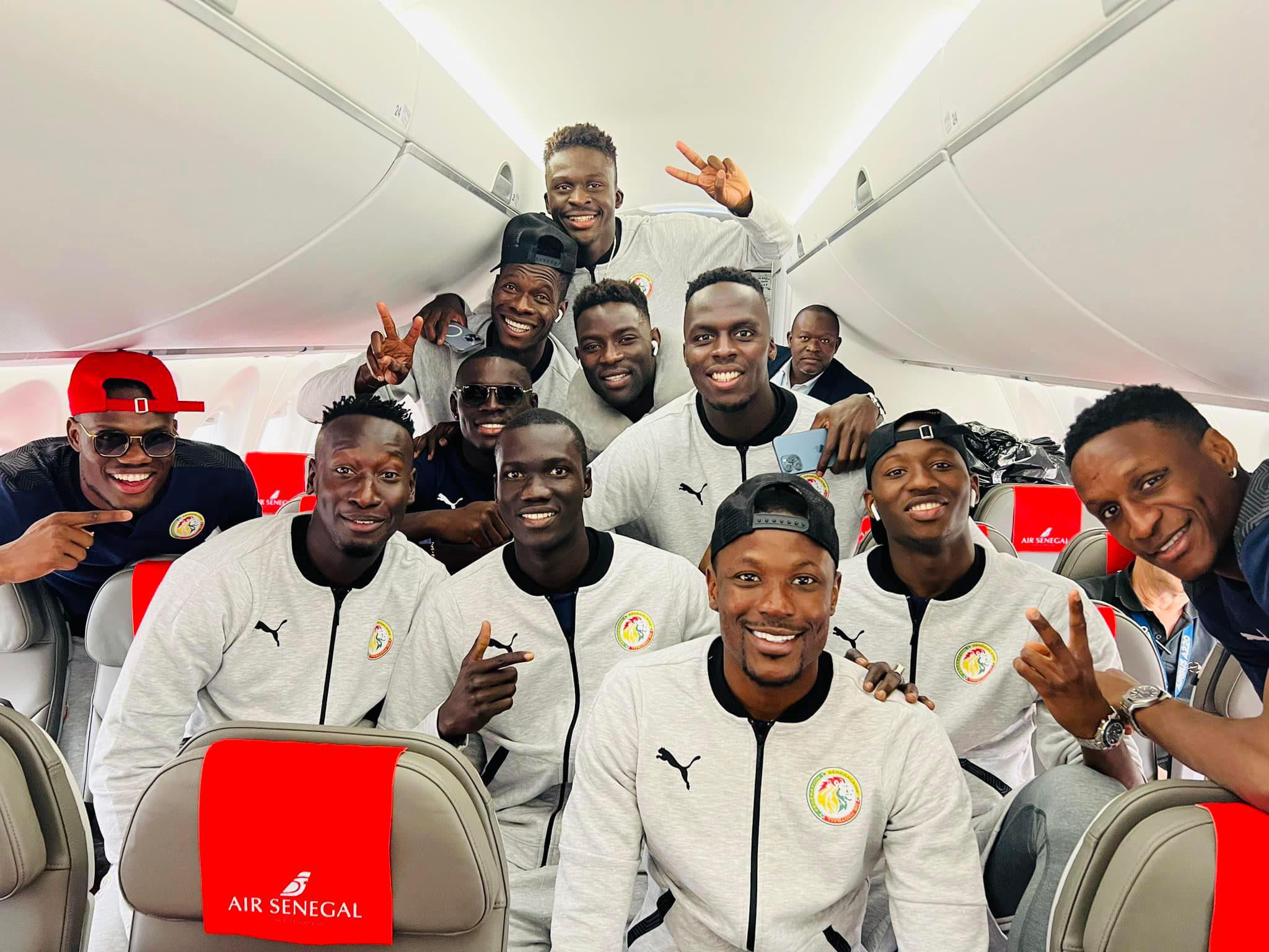 Les Lions en route pour Caire