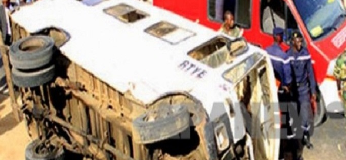 AUTOROUTE À PÉAGE : Un "Ndiaga Ndiaye" se renverse, 27 blessés enregistrés dont 2 dans un état grave