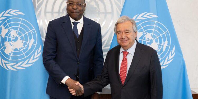 New York : Le ministre Mankeur Ndiaye reçu par le secrétaire général de l’ONU