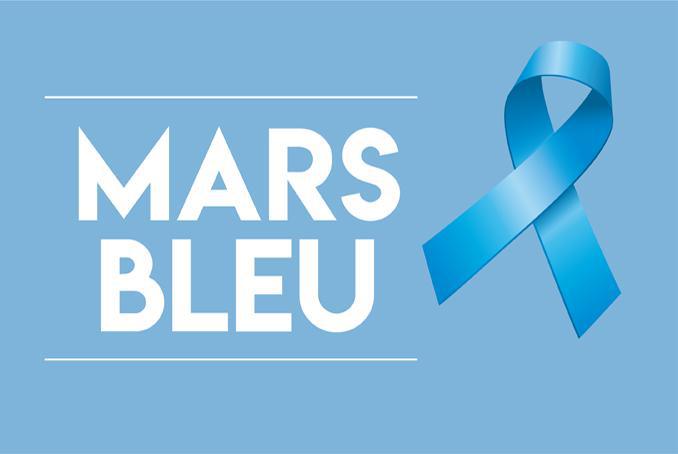 Stand Info Cancer Colorectal : Mars Bleu