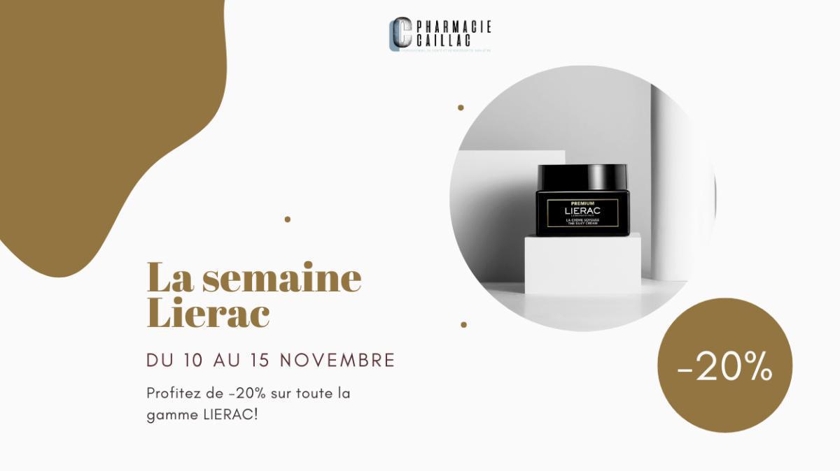 La Semaine Lierac à -20% 