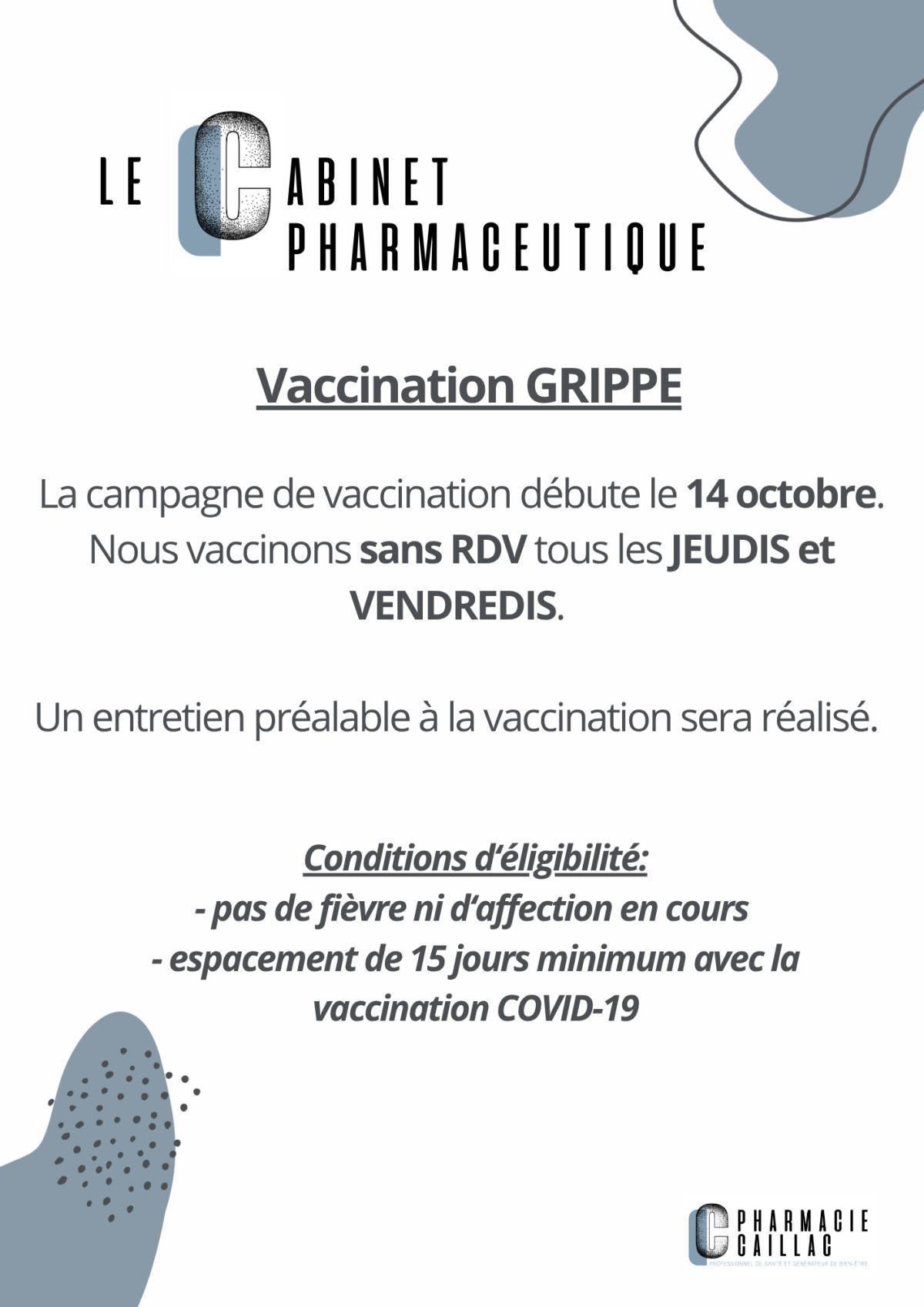 VACCINATION GRIPPE 2025