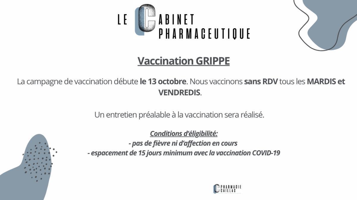 VACCINATION GRIPPE 2026 