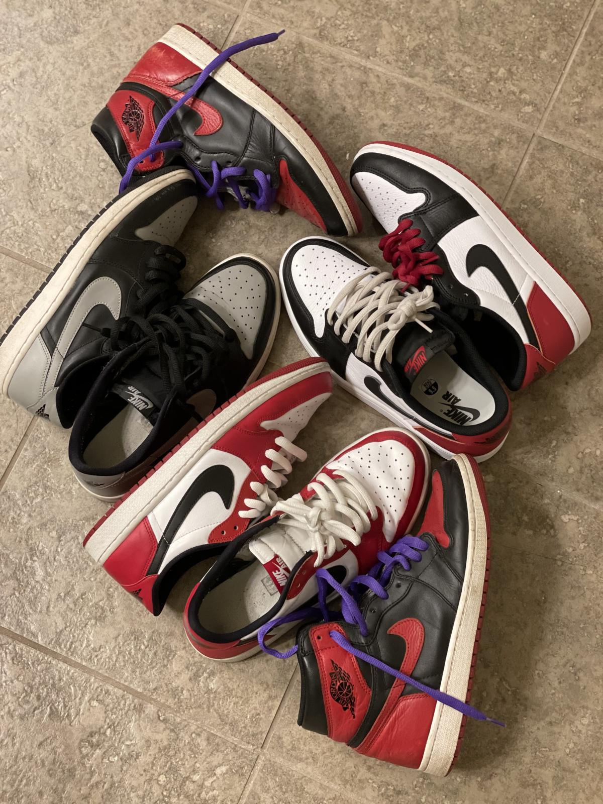Nike SB Laces in Jordan 1s Nike SB Laces in Jordan 1s