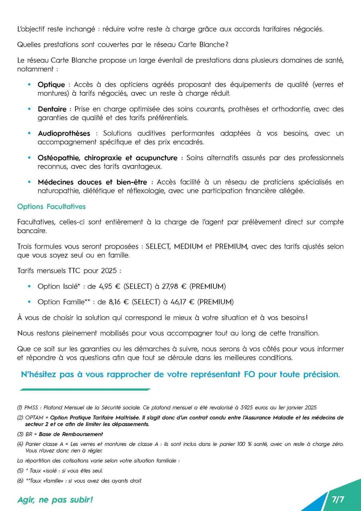 Couverture Supplémentaire Maladie Actifs (CSMA) - Point d’étape