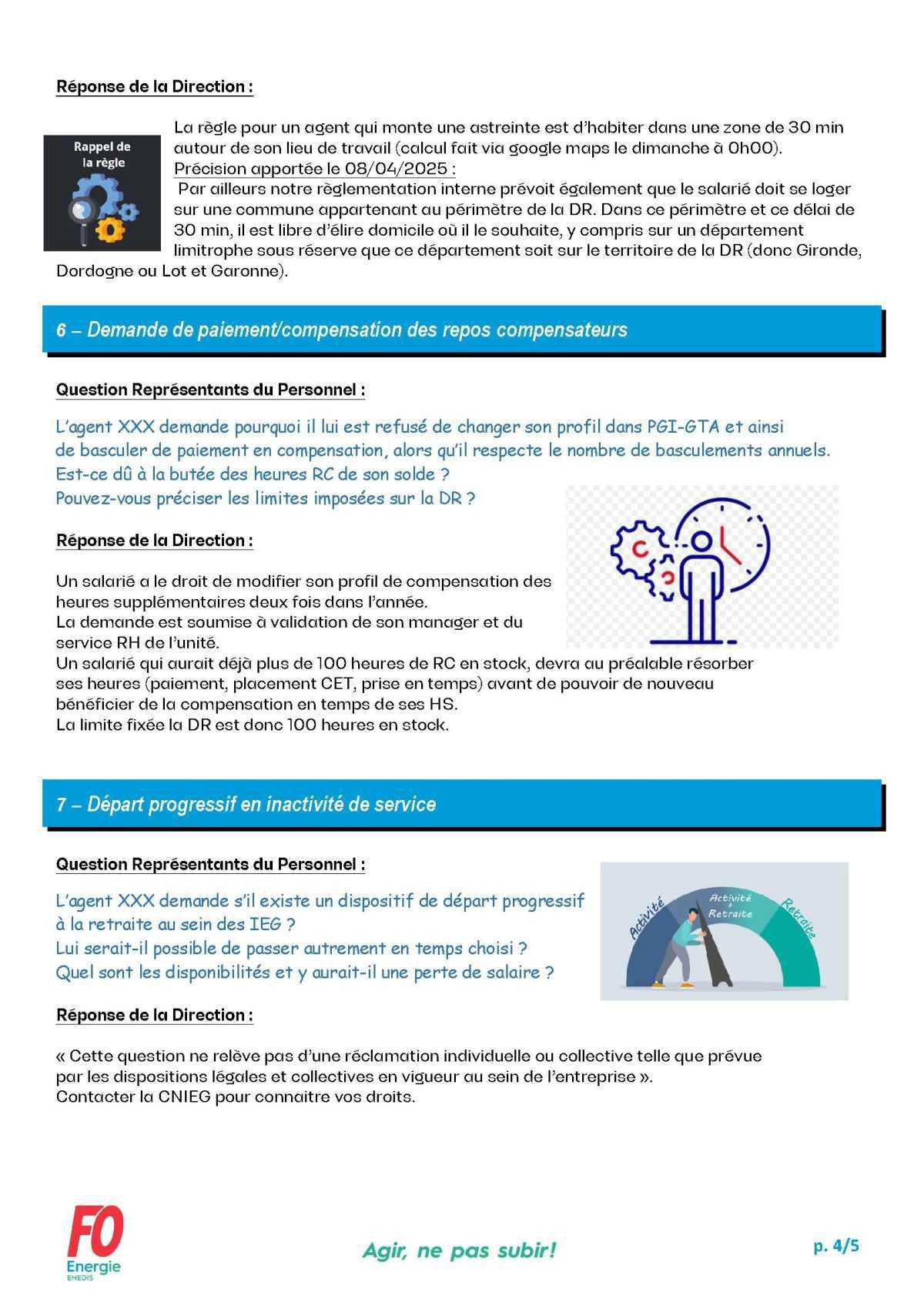 [FO Énergie AQN] Commission des Questions Individuelles et Collectives - Réunion du 25 mars 2025