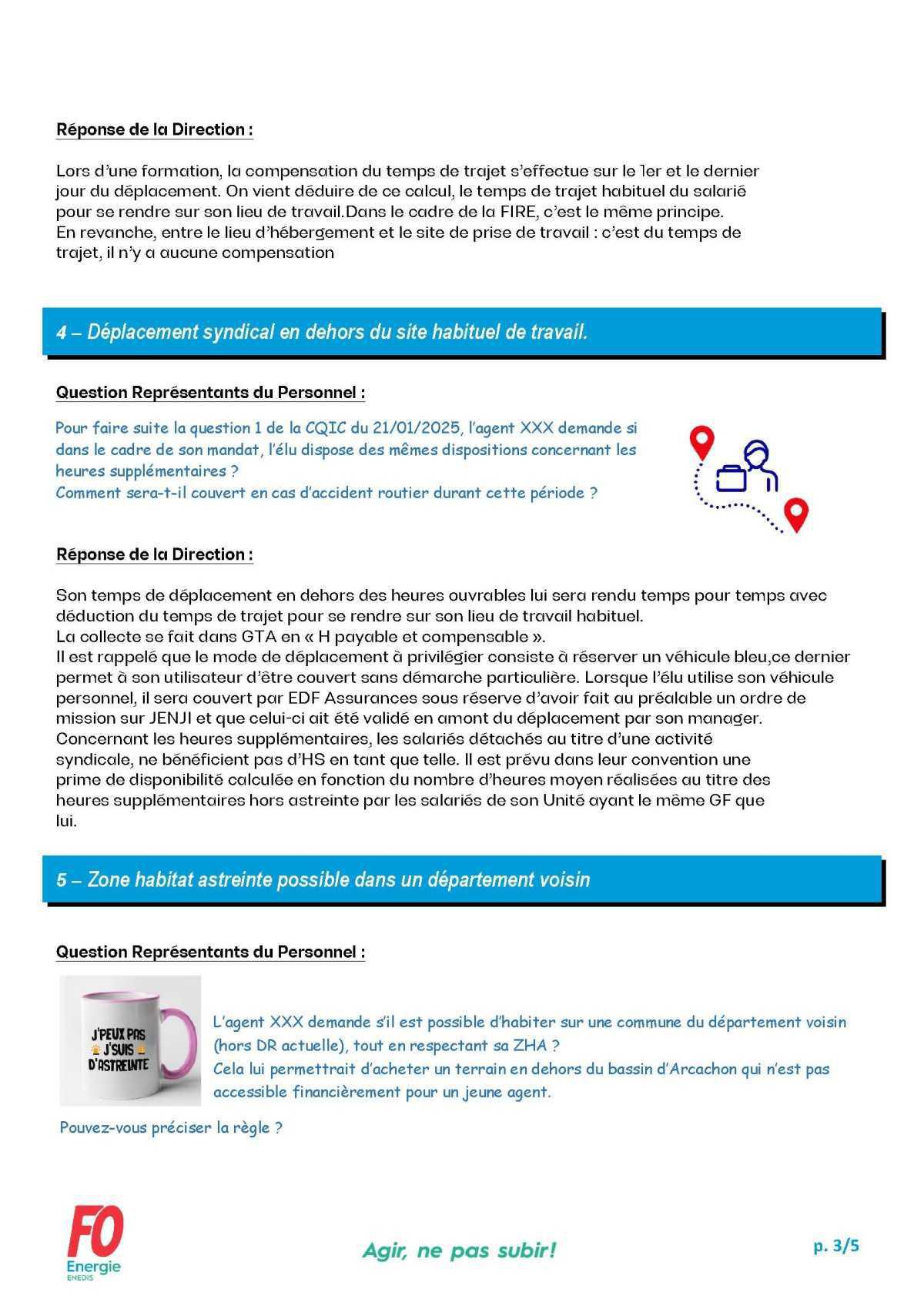 [FO Énergie AQN] Commission des Questions Individuelles et Collectives - Réunion du 25 mars 2025