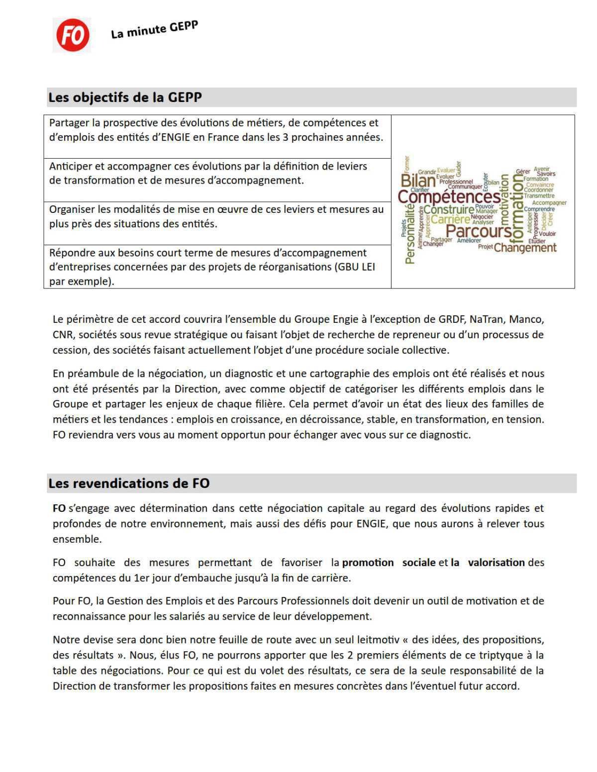 [Engie] La minute Gestion de l’Emploi et des Parcours Professionnels