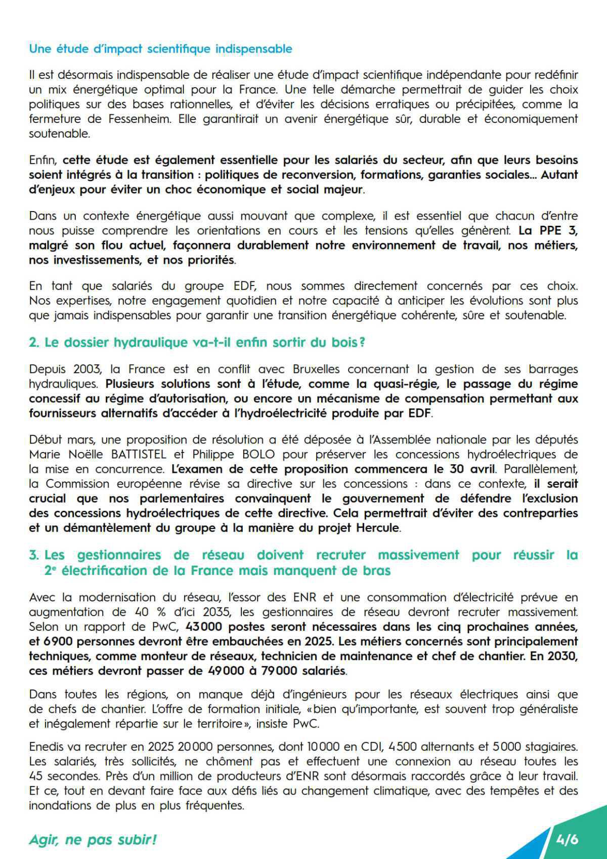[EDF] Billet n°9 de l’administratrice FO Sandrine LHENRY