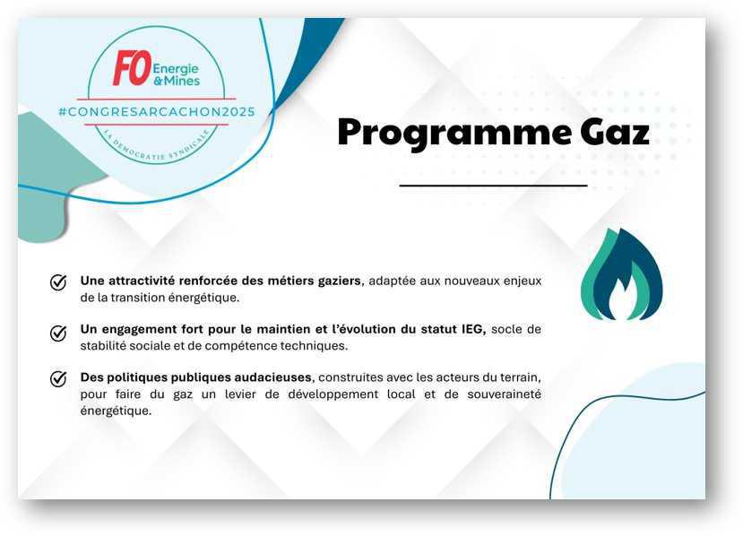 [Congrès 2025] Équipe Philippe GUIMARD - Programme gaz