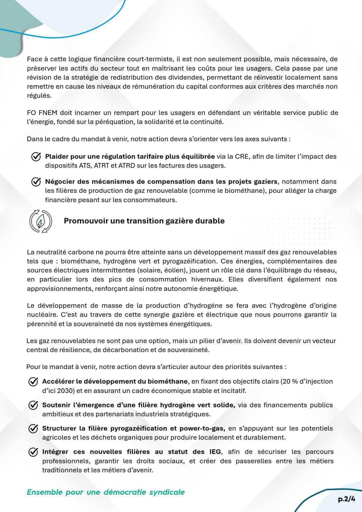 [Congrès 2025] Équipe Philippe GUIMARD - Programme gaz