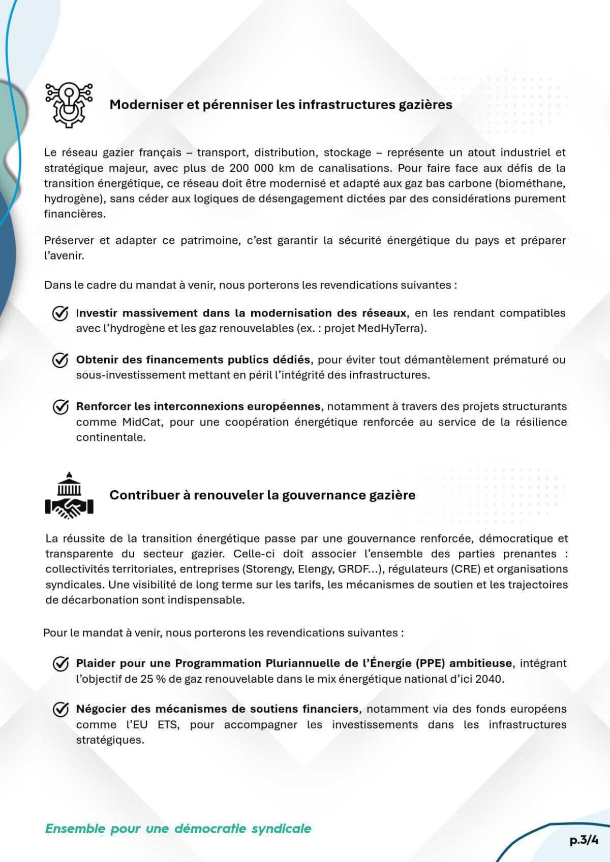 [Congrès 2025] Équipe Philippe GUIMARD - Programme gaz