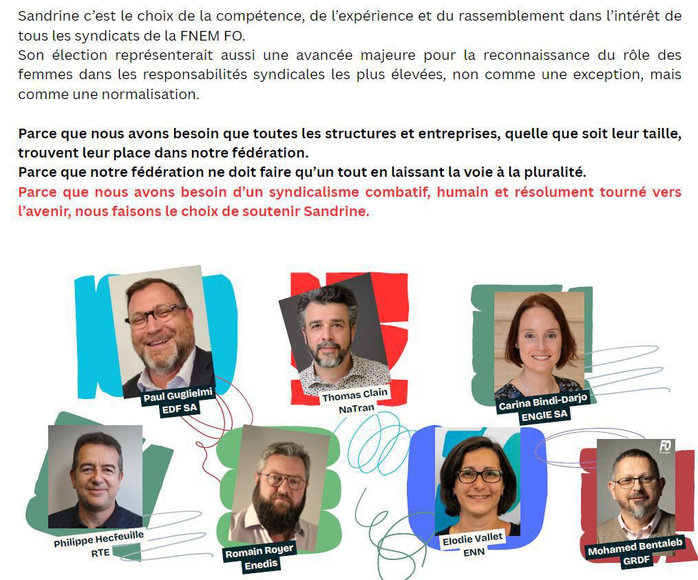 [Congrès 2025] Sandrine TELLIER - Ma candidature : message de soutien Délégués Syndicaux Centraux et coordinatrice