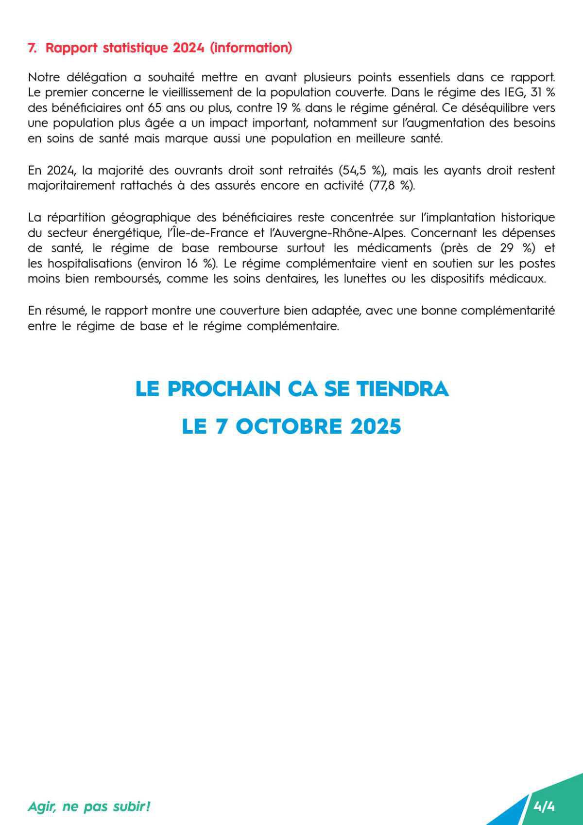 [CAMIEG ] CR du conseil d’Administration du24 juin 2025