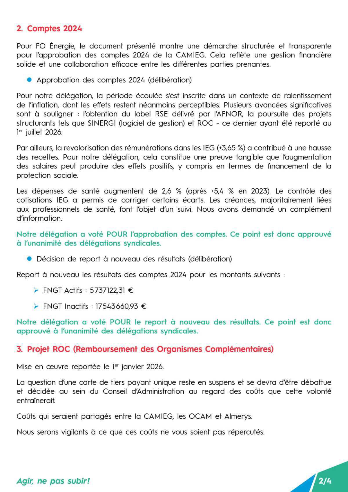 [CAMIEG ] CR du conseil d’Administration du24 juin 2025