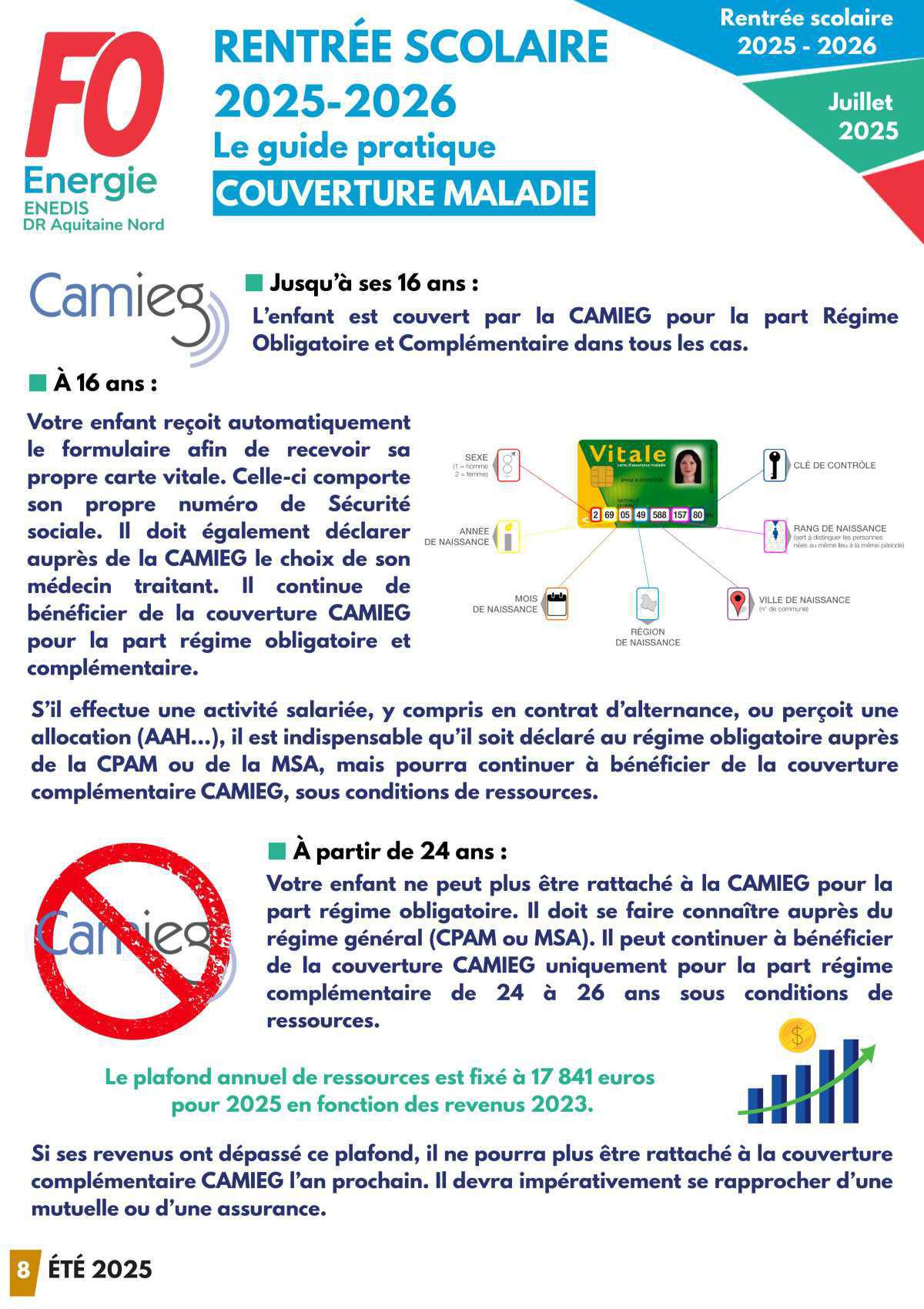 [FO Énergie AQN] Guide Rentrée scolaire 2025 / 2026 