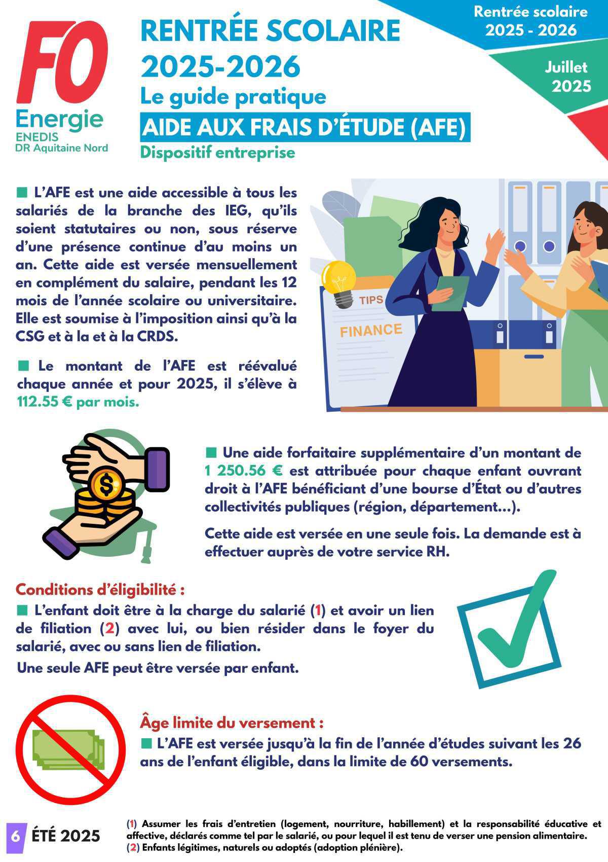 [FO Énergie AQN] Guide Rentrée scolaire 2025 / 2026 