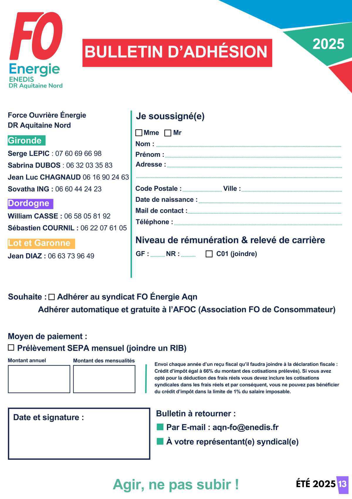 [FO Énergie AQN] Guide Rentrée scolaire 2025 / 2026 