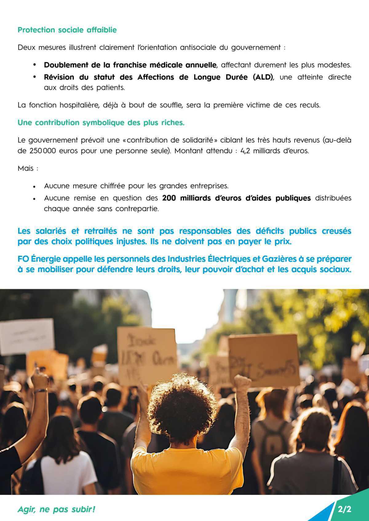 [Budget 2026] Une facture salée pour les salariés et les retraités