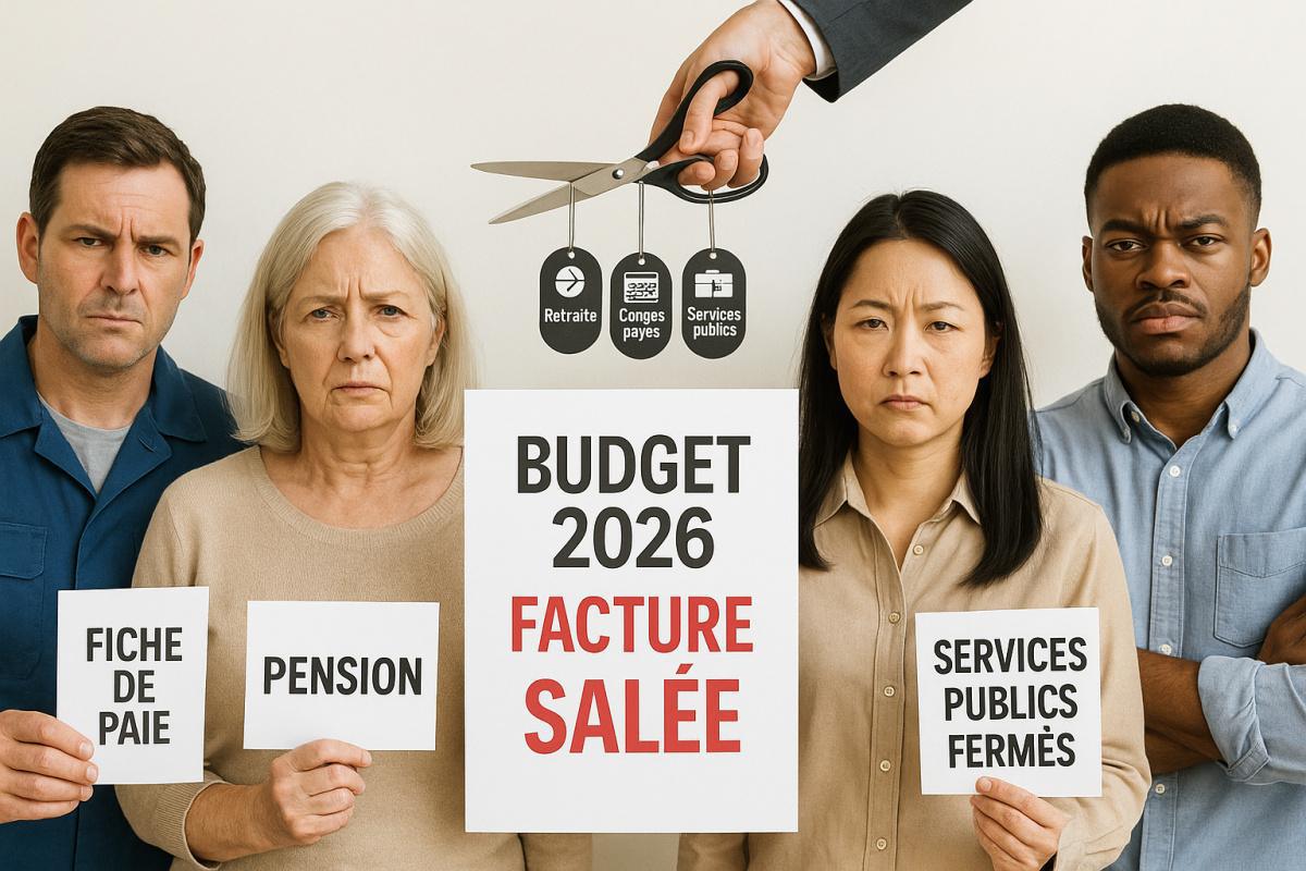 [Budget 2026] Signer la pétition - Les sacrifices pour le monde du travail, ça suffit !