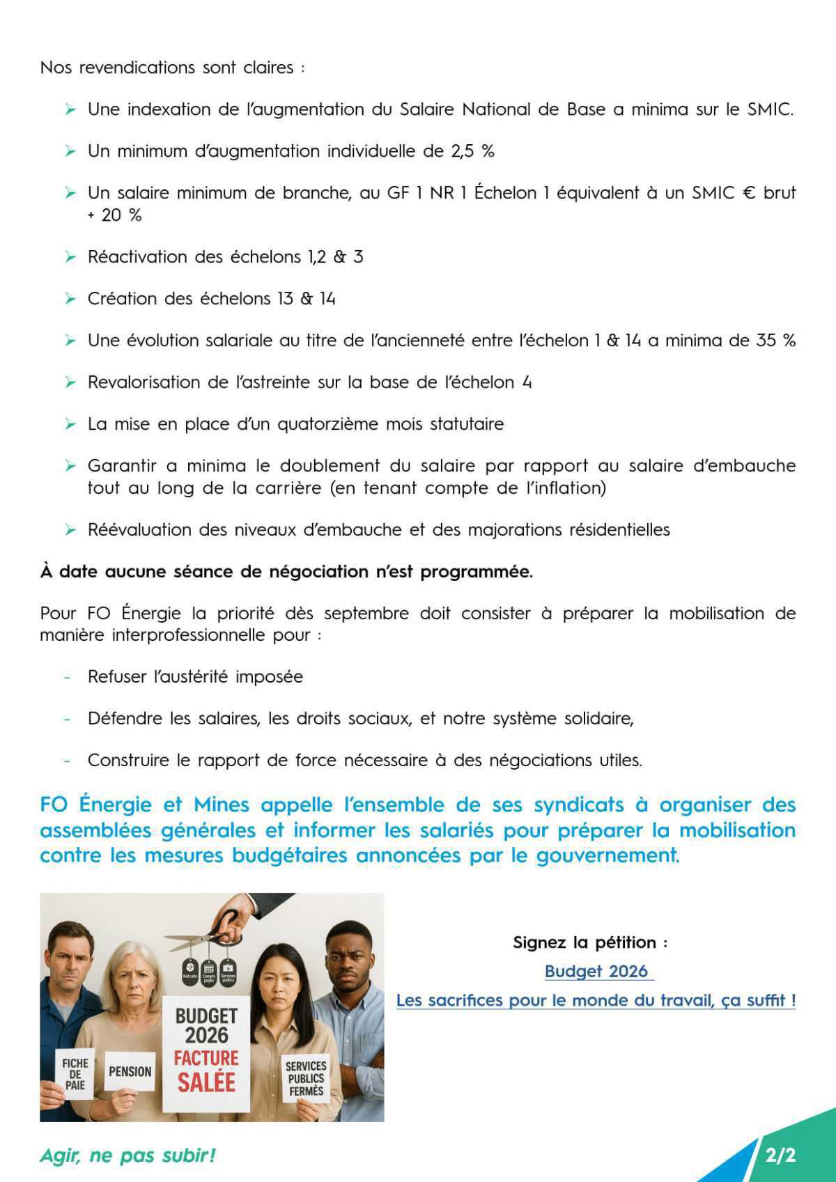 [Grille de rémunération] Ne pas se laisser berner par un miroir aux alouettes !