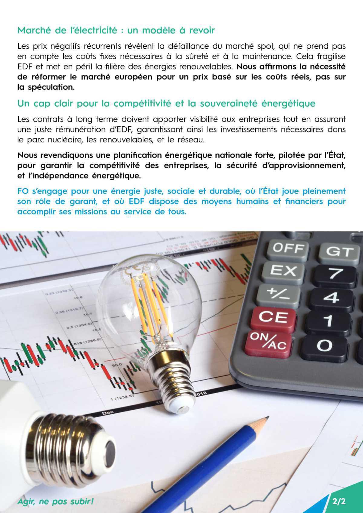 [Électricité] Défendre un prix juste et un service public fort !