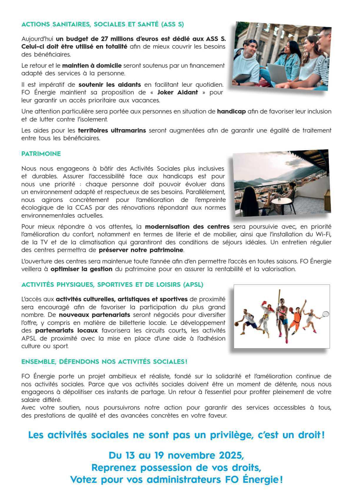 [Élections CMCAS 2025] Profession de foi