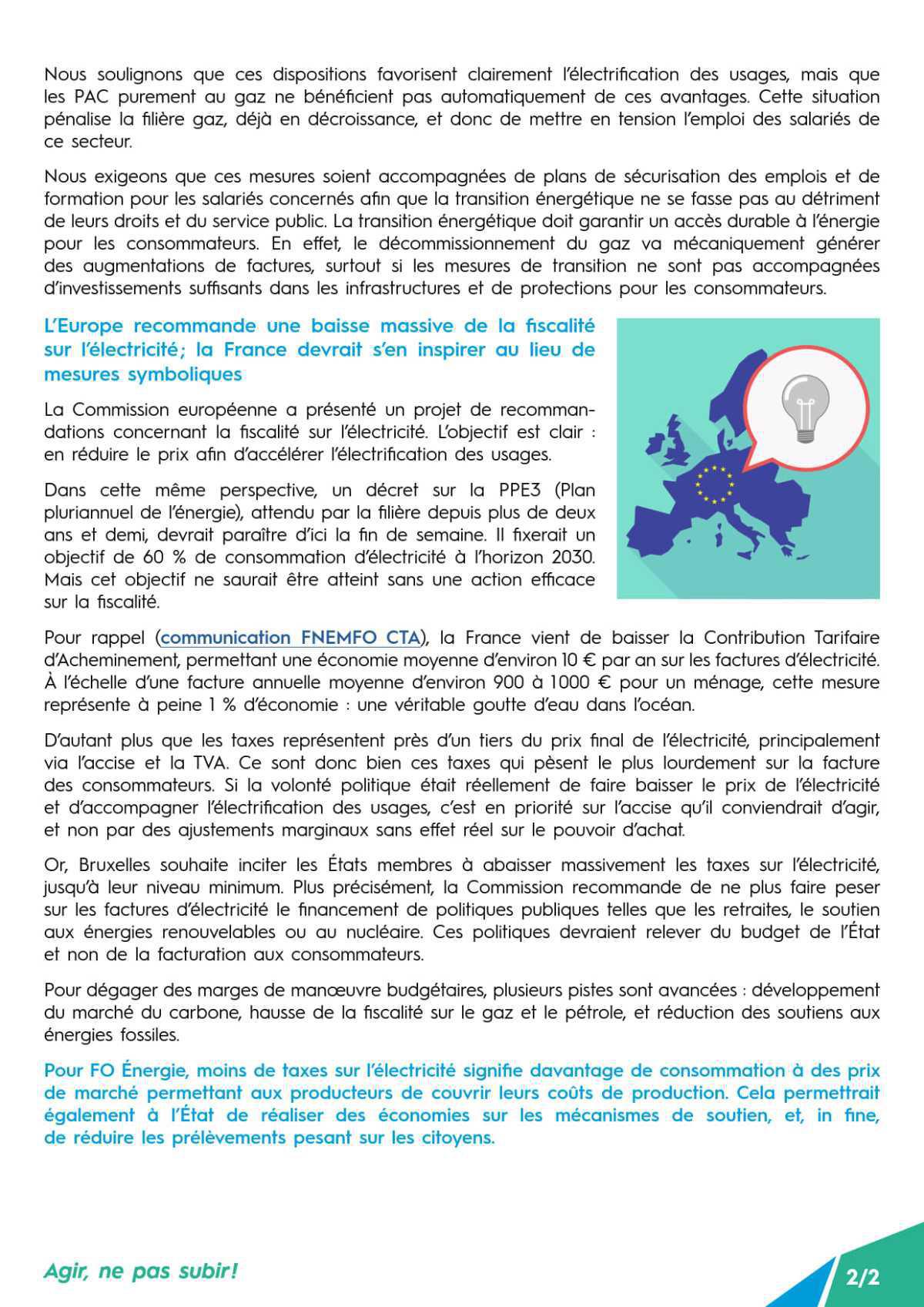 PLF 2026 - Énergie et enjeux pour les salariés et les consommateurs