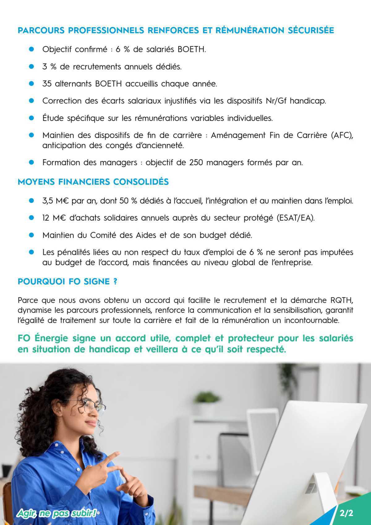 [EDF SA] Accord Handicap 2026-2029 – Avancées concrète, acquis renforcés