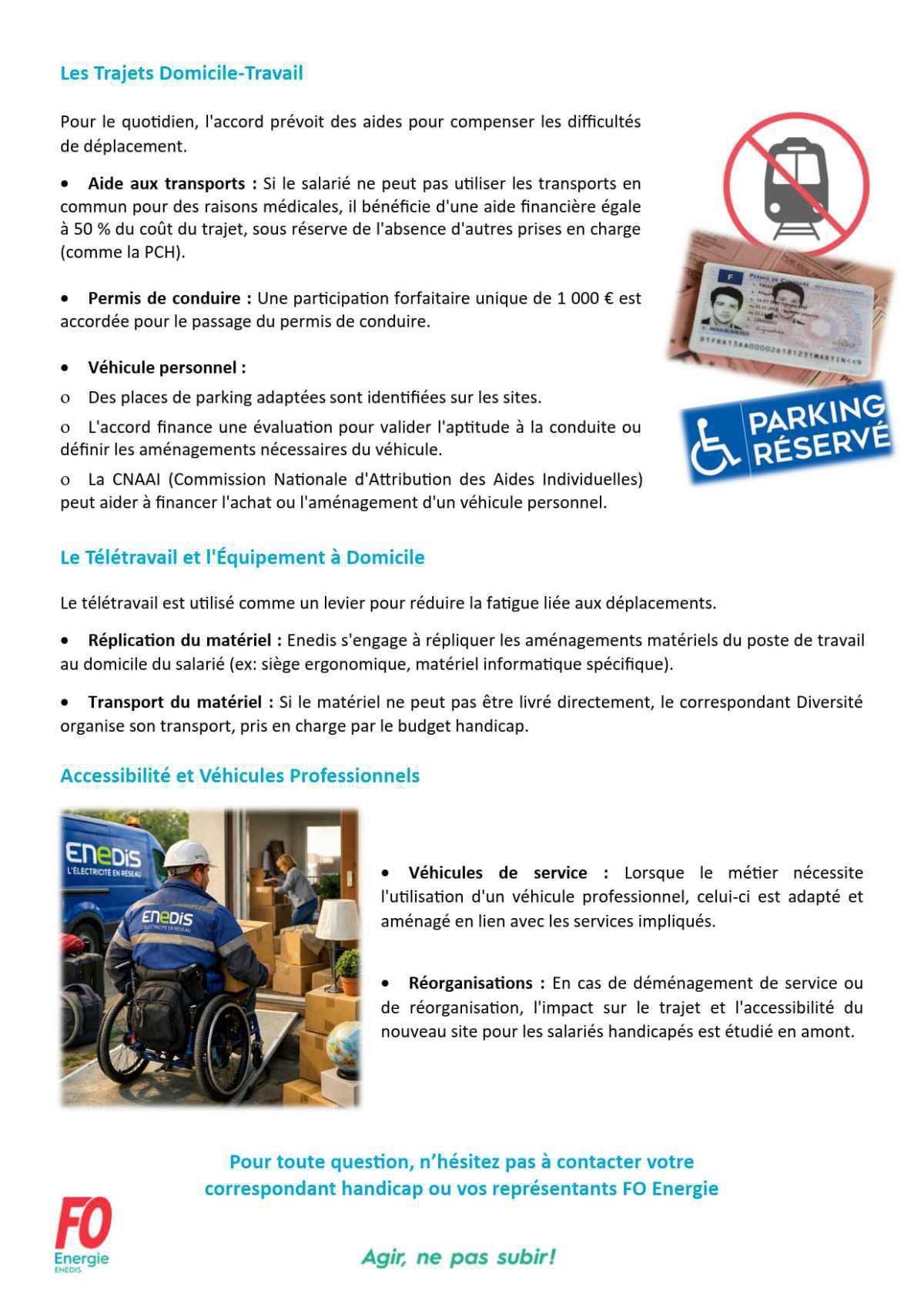 [Enedis] Handicap - Mobilité - Agents en situation de handicap