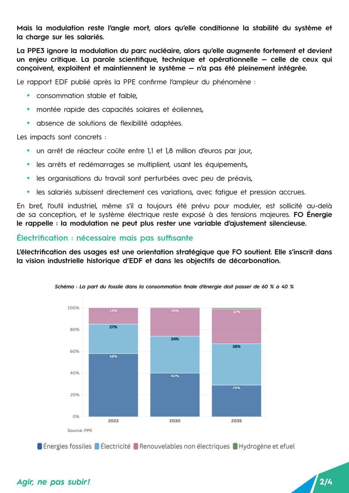 [PPE3] Incertitude et risques pour le système électrique et les salariés