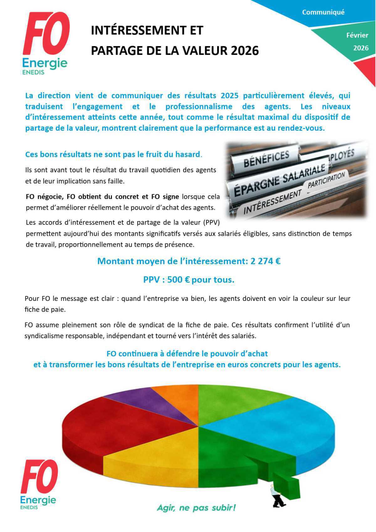 [Enedis] Intéressement et partage de la valeur 2026