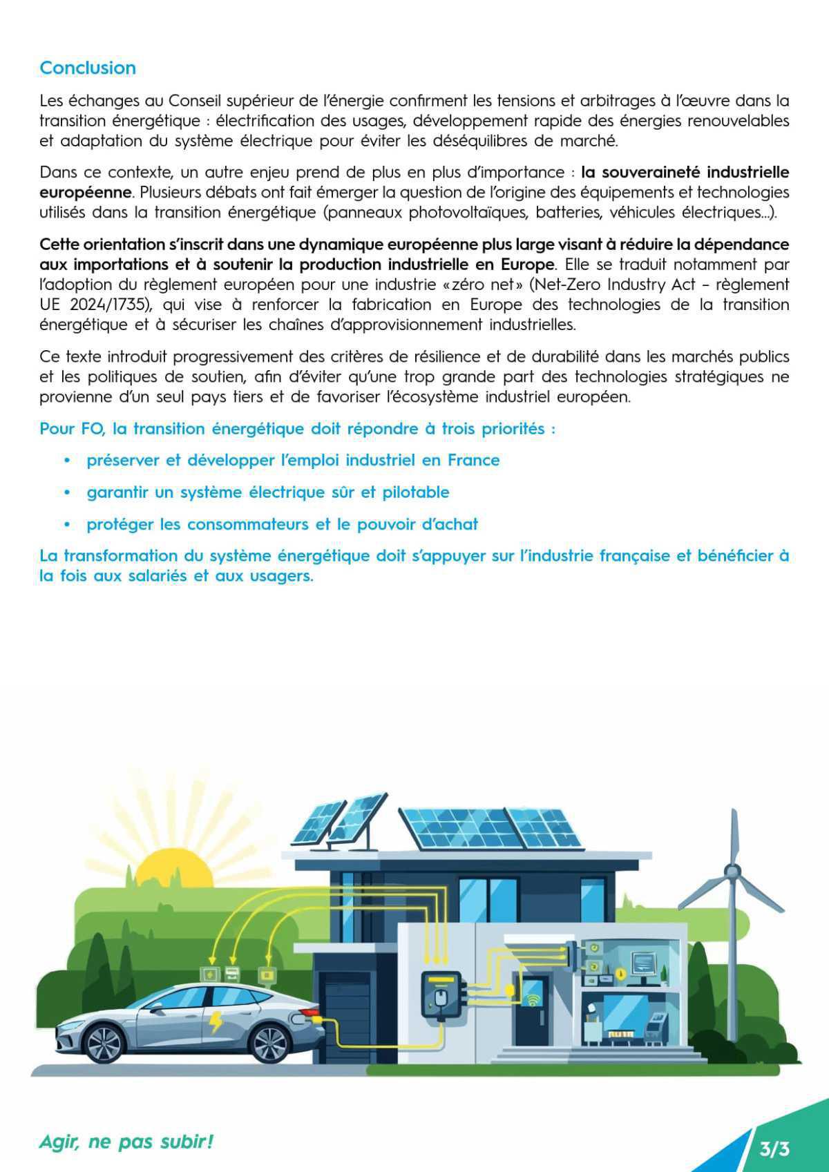 Conseil Supérieur de l'Energie - Séance du 03 mars 2026
