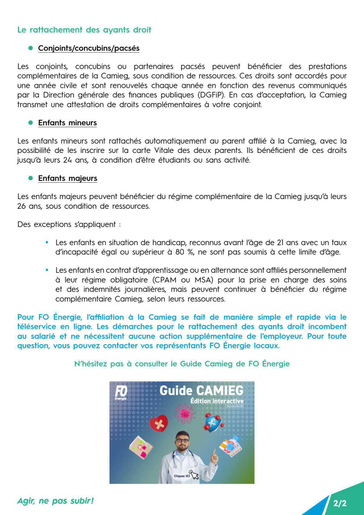 [CAMIEG] Nouvel embauché comment s’affilier à la CAMIEG