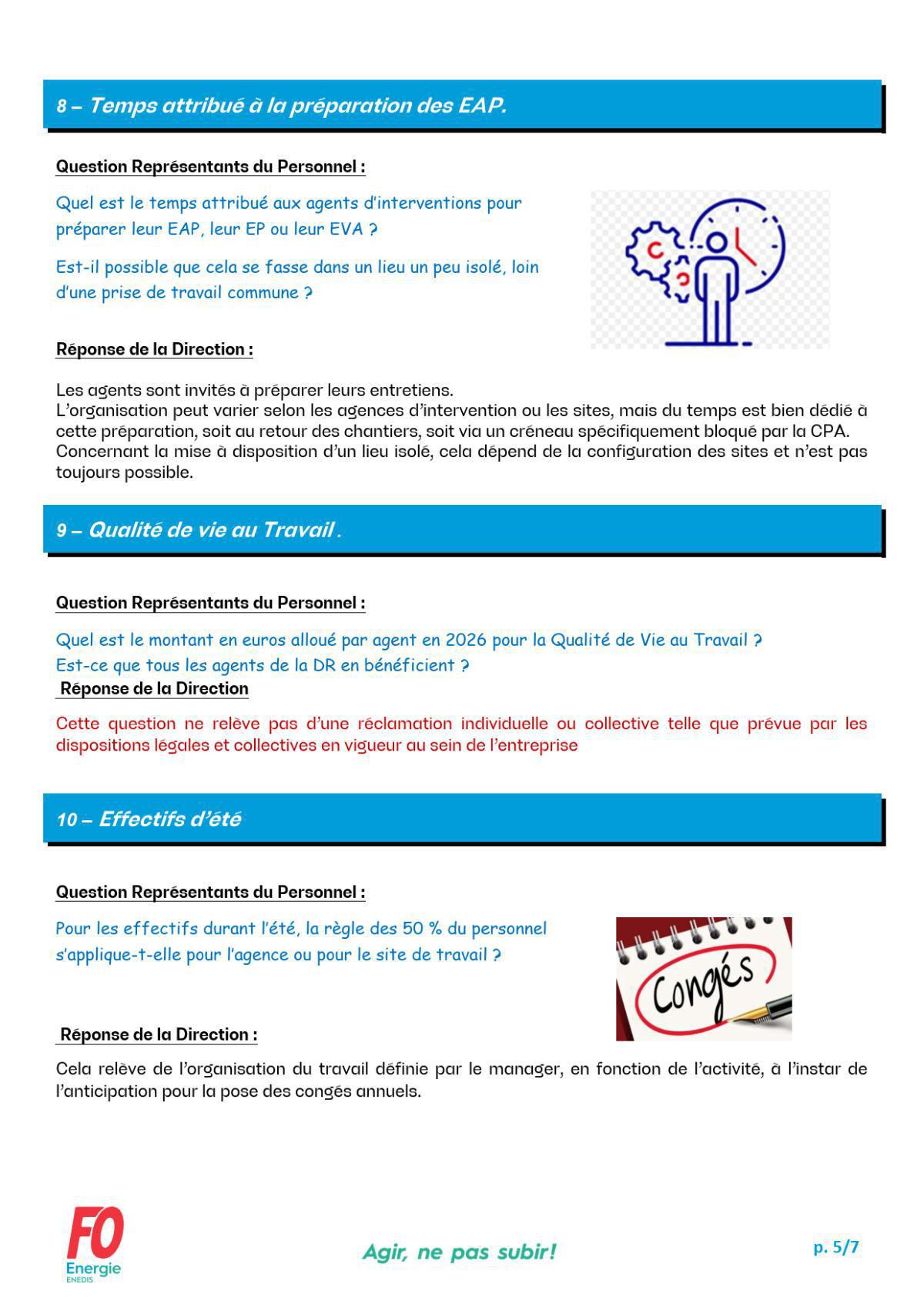 [CQIC] Commission Questions Individuelle et Collectives du 24 MARS 2026