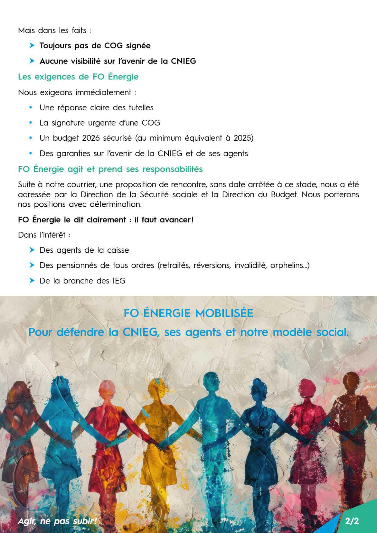 [CNIEG] Des incertitudes qui doivent être levées