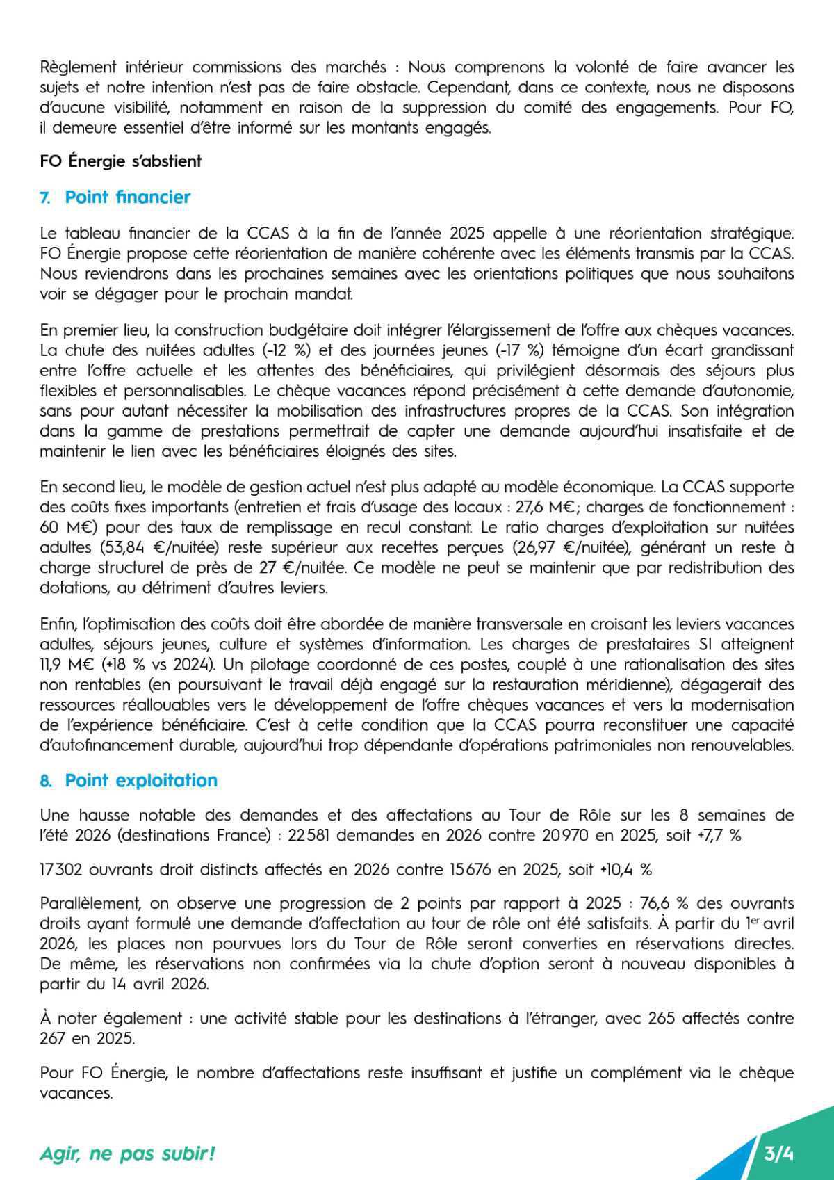 Conseil d’Administration CCAS séance du 2 avril 2026