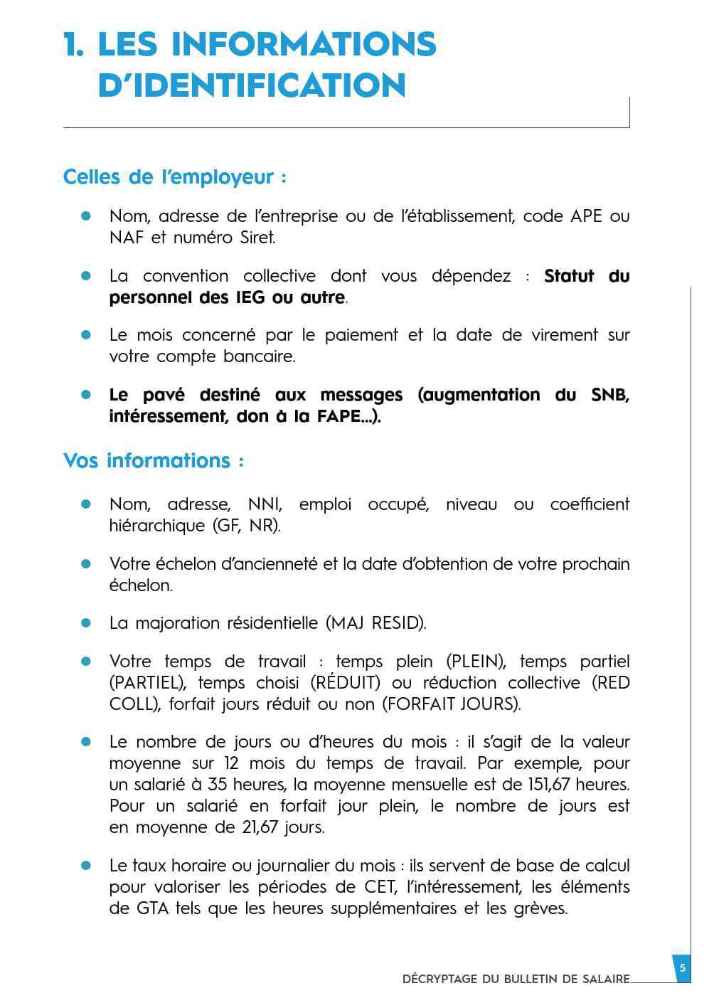 Dossier Fiche de paie - Décryptage FO Energie