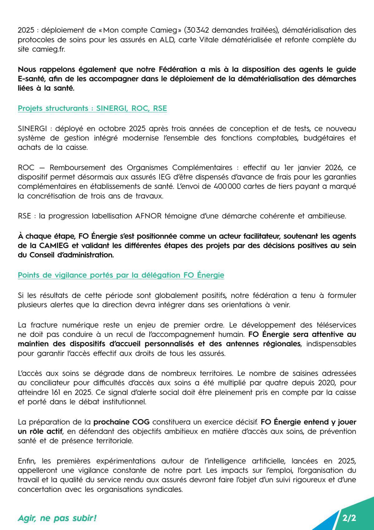 [ CAMIEG ] CR Conseil d’Administration de la CAMIEG - Séance du 16 juin 2026