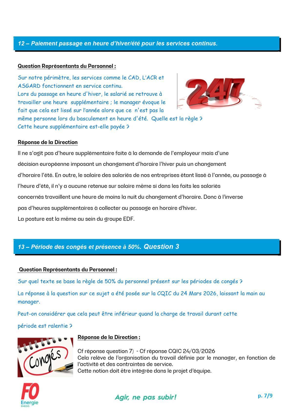[CQIC] Commission Questions Individuelle et Collectives du 30 Juin 2026