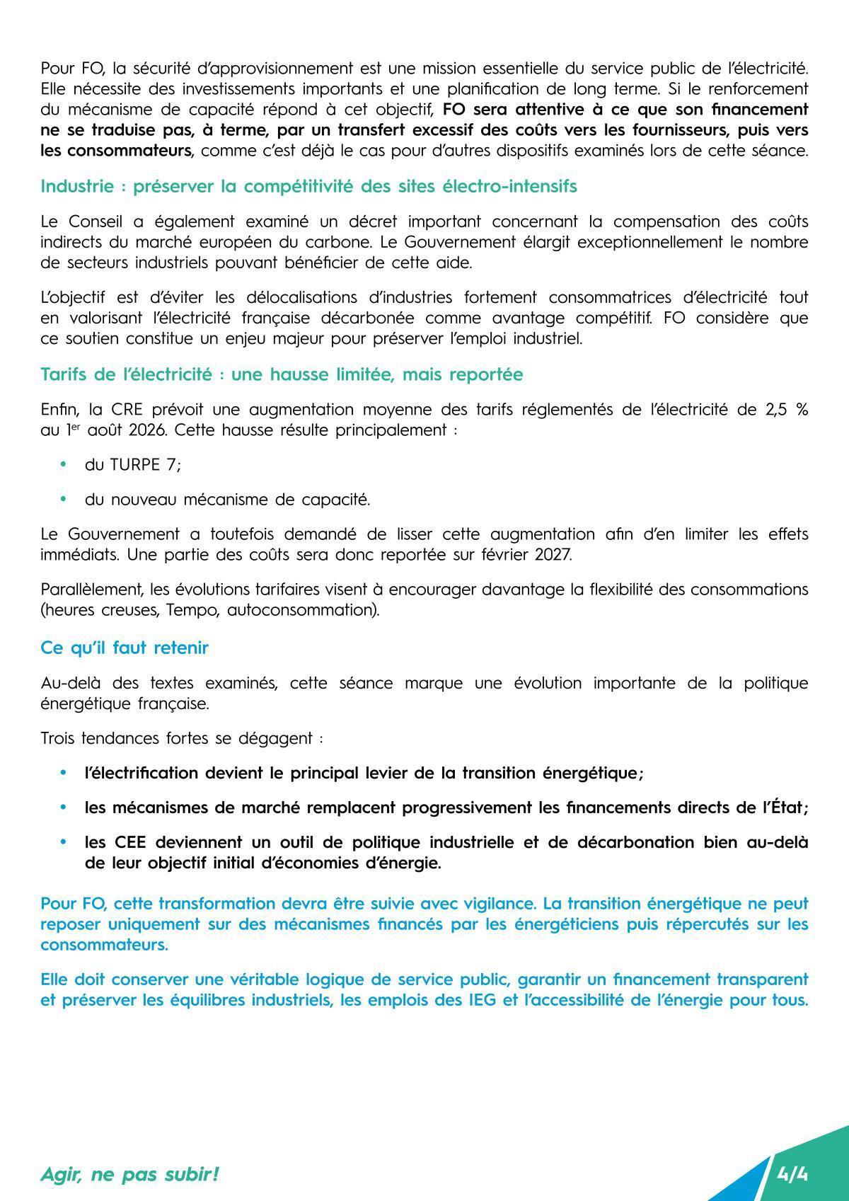 Conseil Supérieur de l’Énergie - Séance du 23 juillet 2026