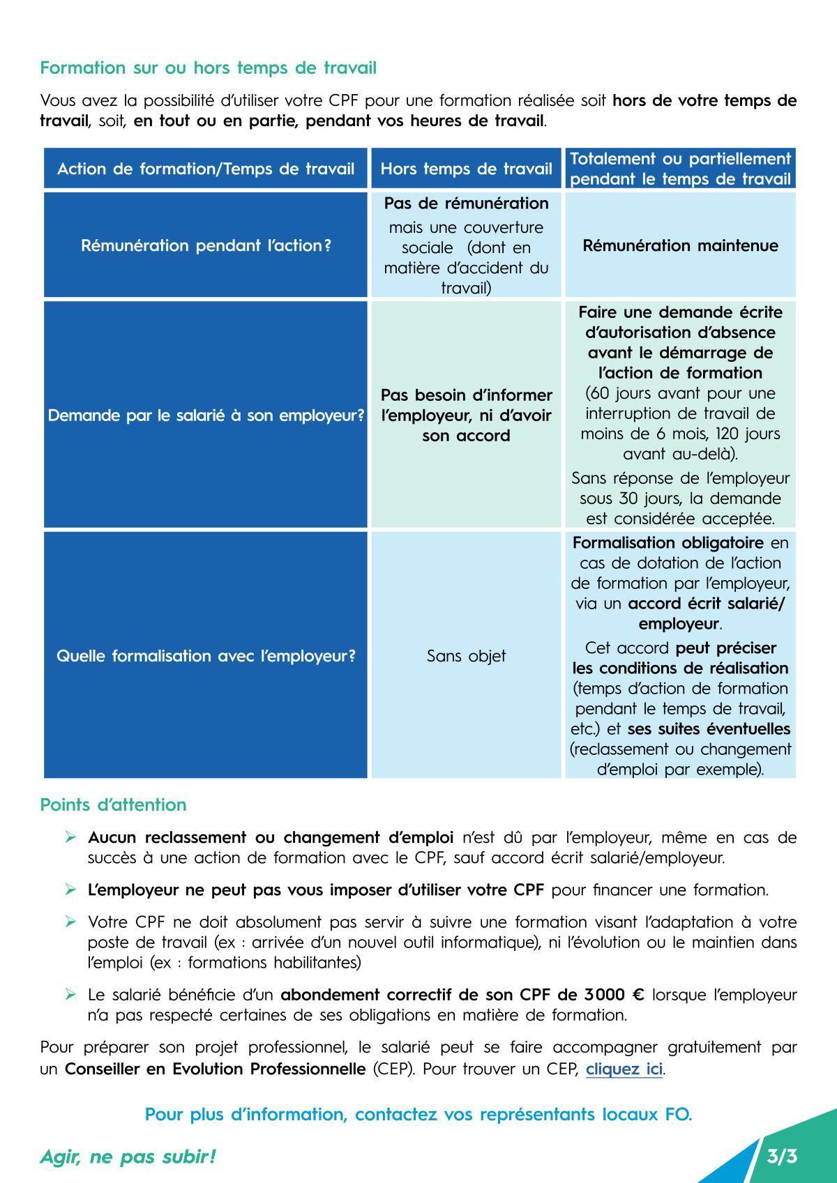Le Compte Personnel de Formation (CPF) - Un financement pour se former, évoluer et préparer l’avenir