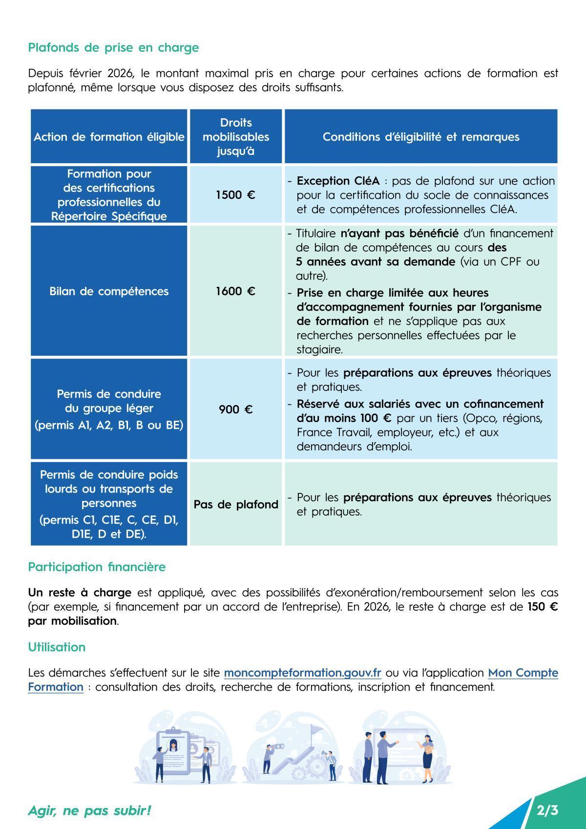 Le Compte Personnel de Formation (CPF) - Un financement pour se former, évoluer et préparer l’avenir