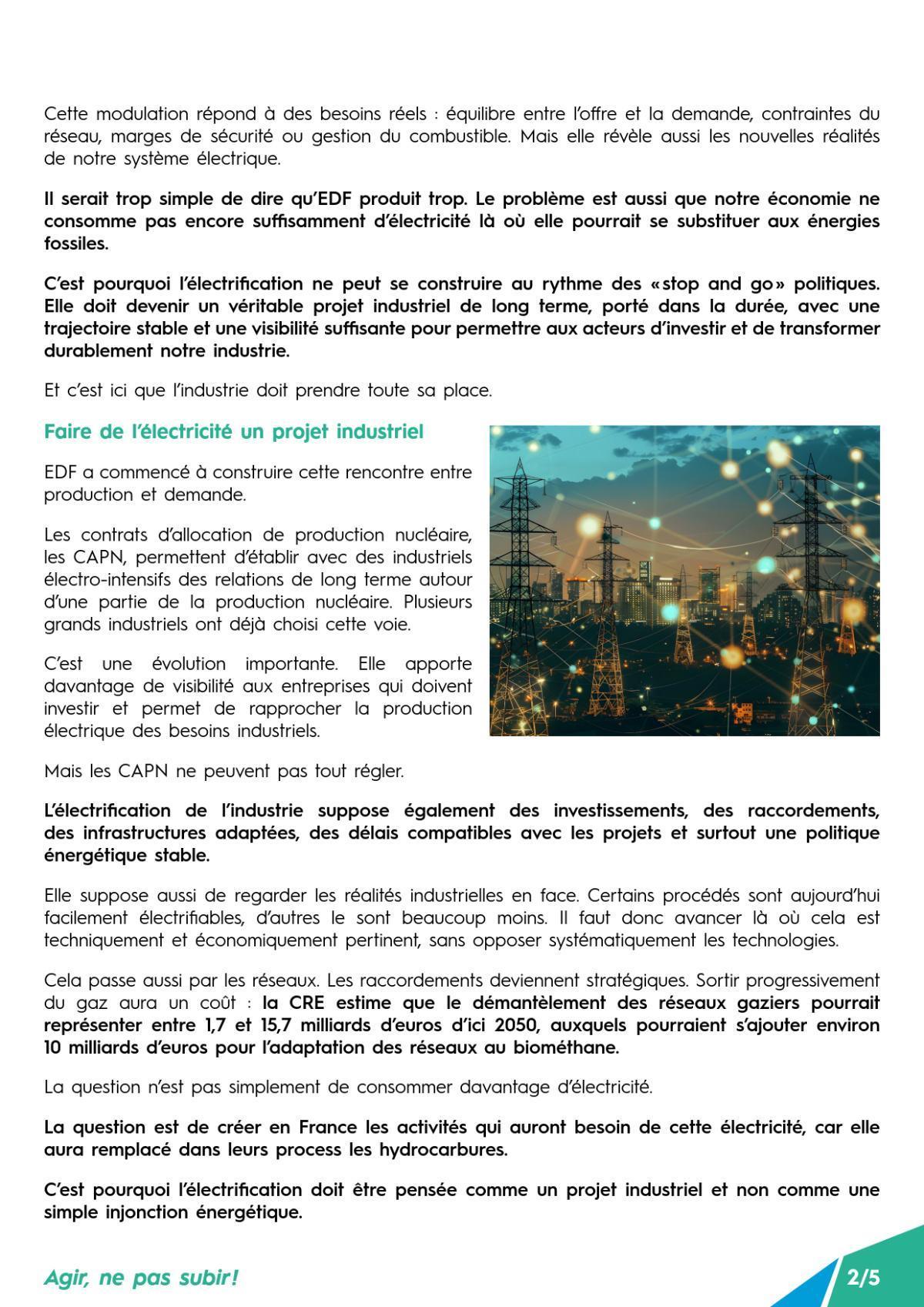 [EDF SA] Billet de l’Administratrice salariée d’EDF SA n° 11